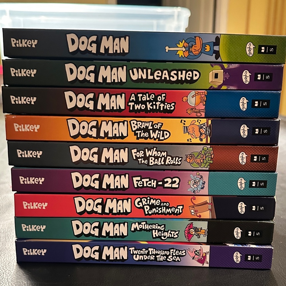 Scholastic Dog Man Series - Books 1-3 & 6-11